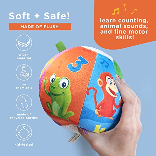 Move2Play Music & Sound Effects Toddler Ball, 6-12 Months