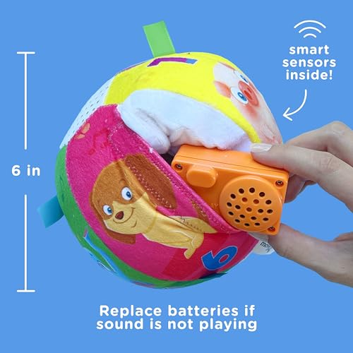 Move2Play Music & Sound Effects Toddler Ball, 6-12 Months