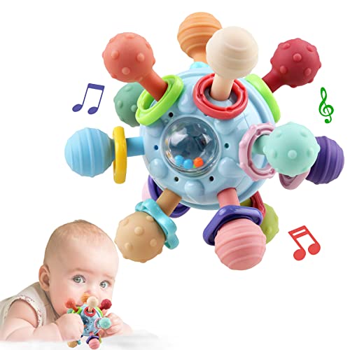 Anzimo Baby Sensory Teething Toys - Baby Teethers