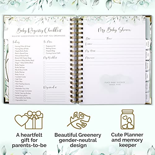 Charming Pregnancy Journal & Memory Book for First-Time Moms