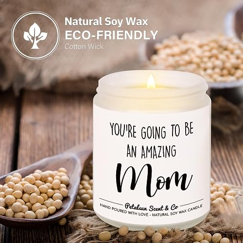Handmade Lavender Soy Candle for New Moms