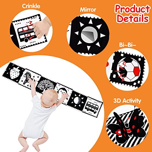 Black and White Baby Toys for Brain Development