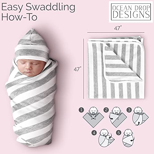 Ocean Drop Mommy and Me Cotton Robe Set