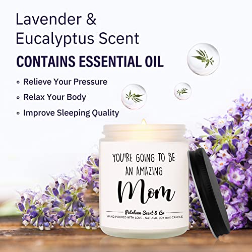 Handmade Lavender Soy Candle for New Moms