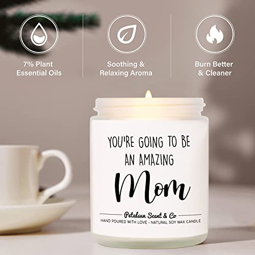Handmade Lavender Soy Candle for New Moms