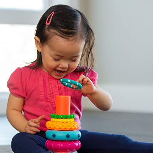 Sassy Stacks Circles Stacking Ring Toy for Babies