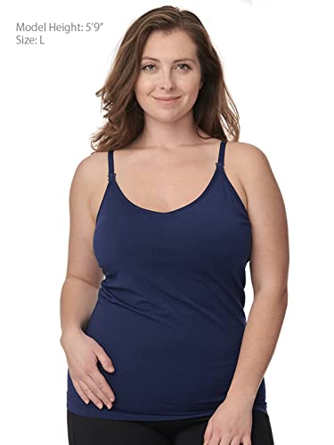 3-Pack Nursing Cami Tank Tops for Breastfeeding Moms