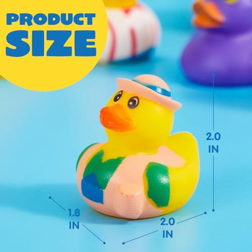 30 Pcs Rubber Ducks with Mesh Carry Bag