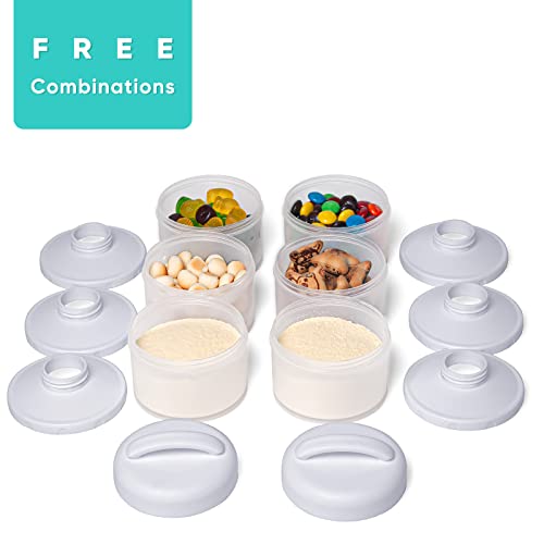 Termichy Stackable Formula Dispenser, Portable Milk Powder Container