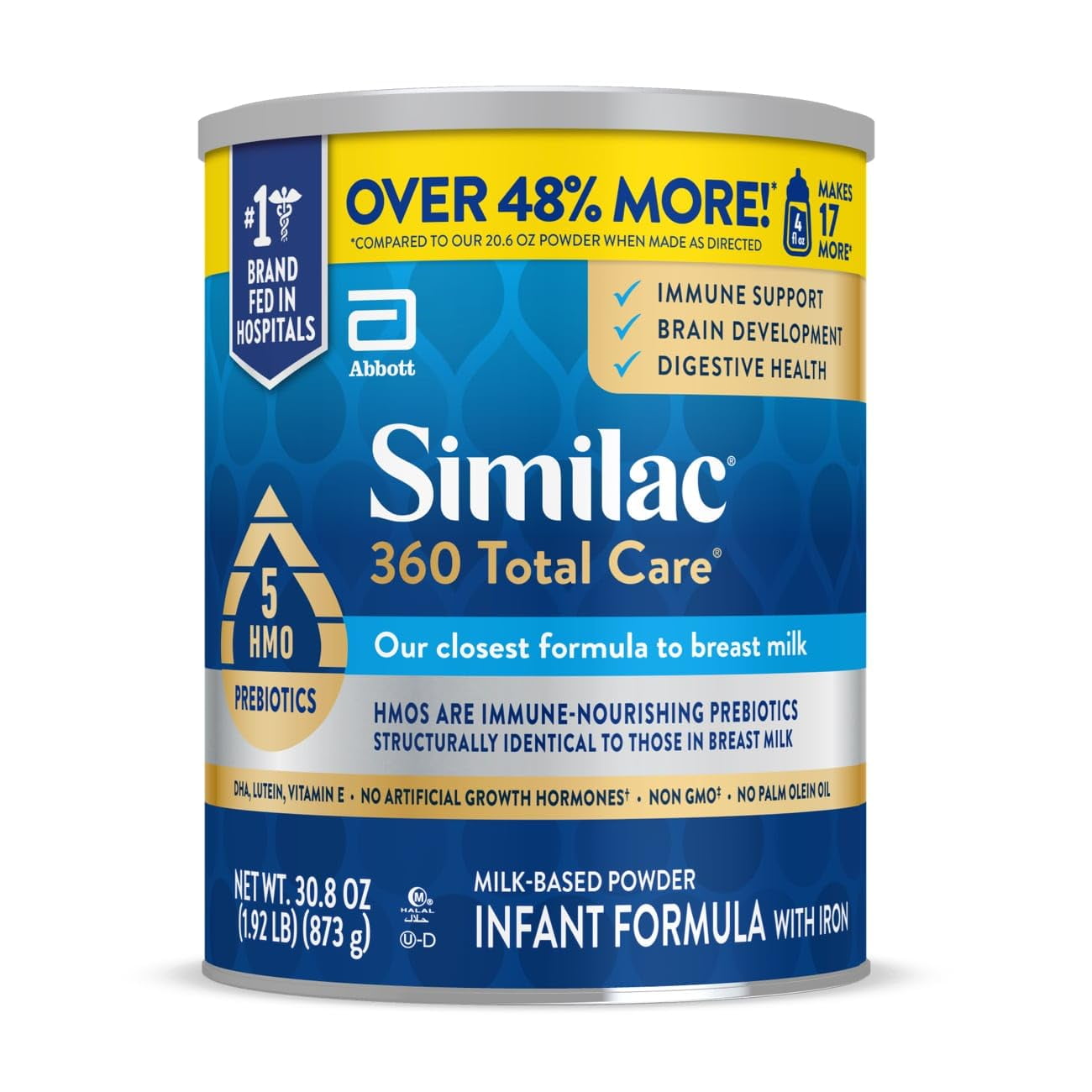 Similac 360 Total Care Infant Formula, 30.8 oz