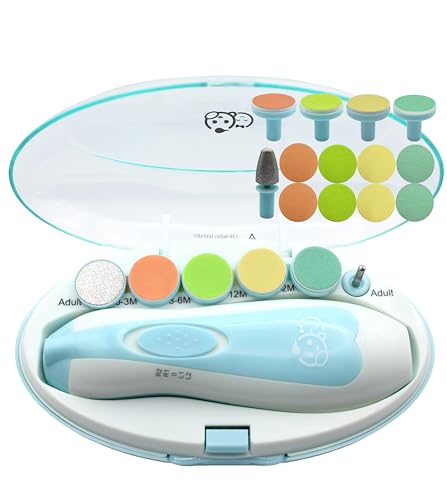 Royal Angels Baby 20-in-1 Electric Nail Clippers (Blue)
