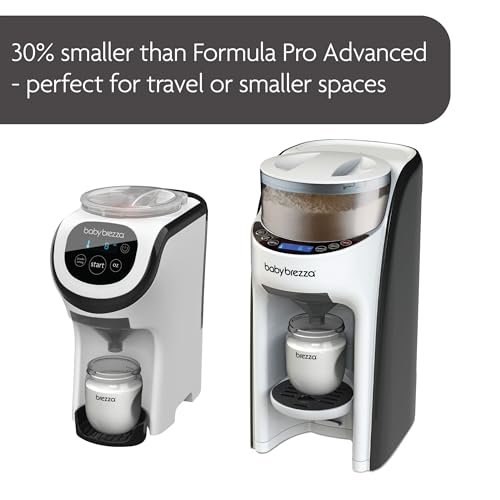 Portable Baby Brezza Formula Pro Mini Mixer, White