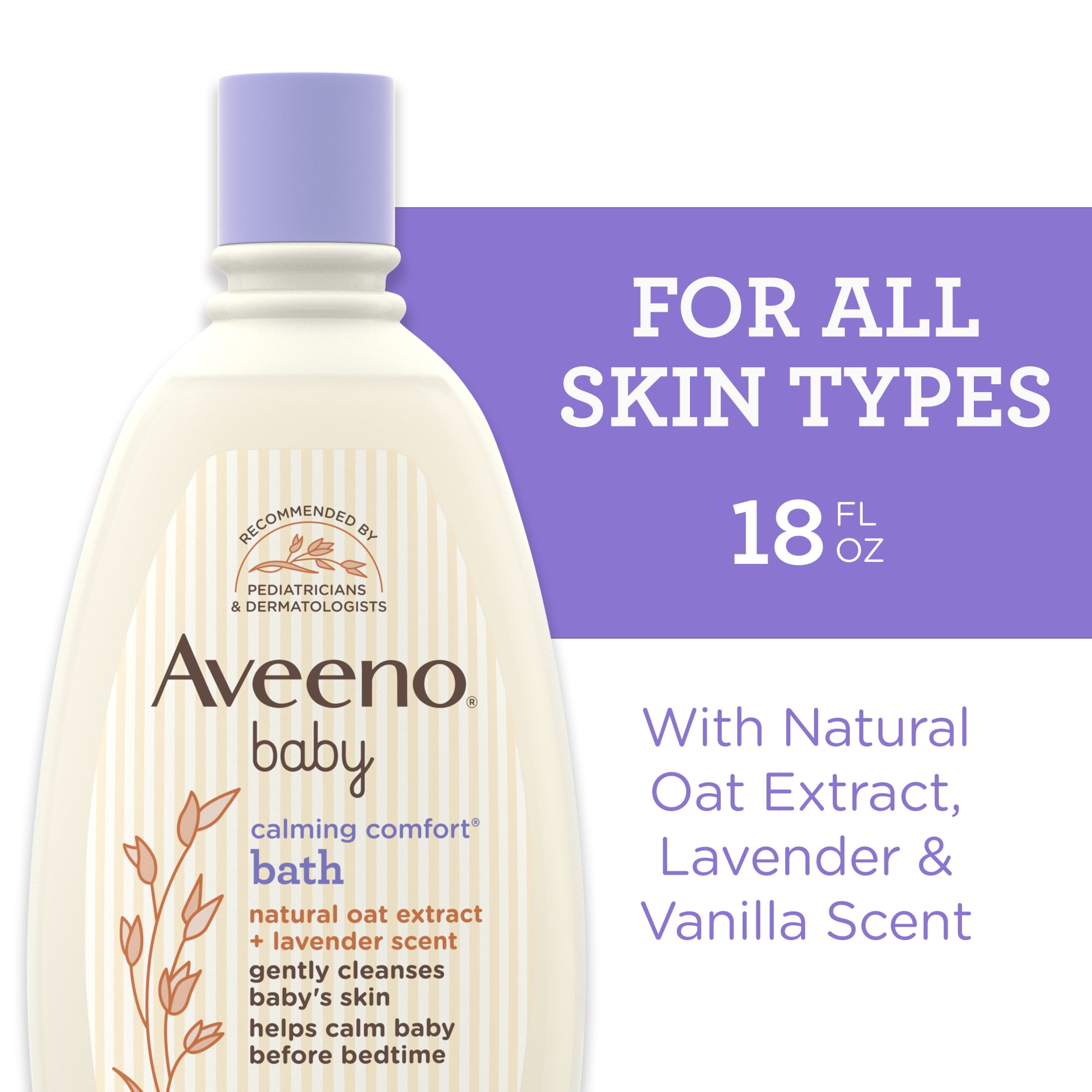 Aveeno Baby Calming Bath & Wash - Lavender Vanilla