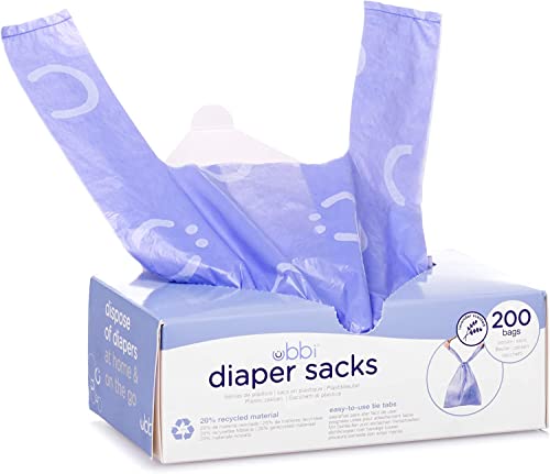 200 Count Ubbi Scented Disposable Diaper Sacks with Tabs
