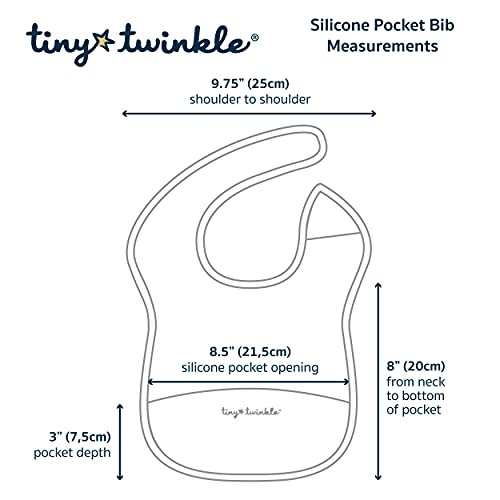 Silicone Pocket Bibs - Waterproof Food Catching Bibs