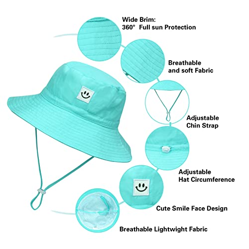 MaxNova Bucket Hats for Babies 0-6 Months