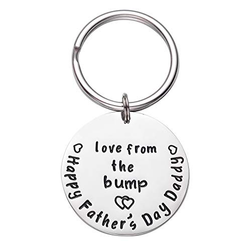 Daddy-to-Be Gift Keychain: Love from the Bump