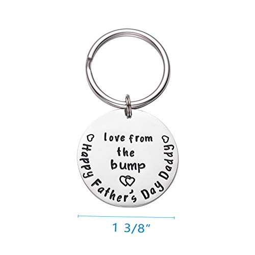 Daddy-to-Be Gift Keychain: Love from the Bump