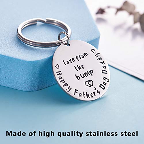 Daddy-to-Be Gift Keychain: Love from the Bump