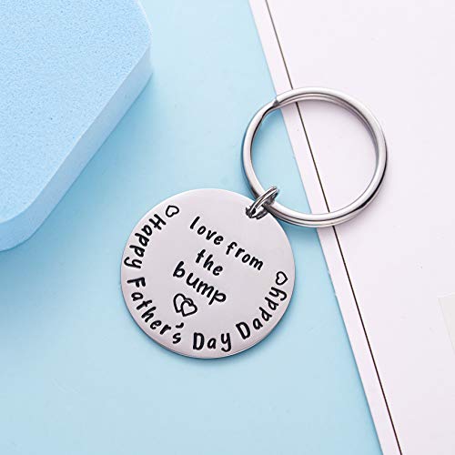 Daddy-to-Be Gift Keychain: Love from the Bump