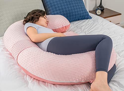 QUEEN ROSE E Pregnancy Body Pillow, Pink Velvet