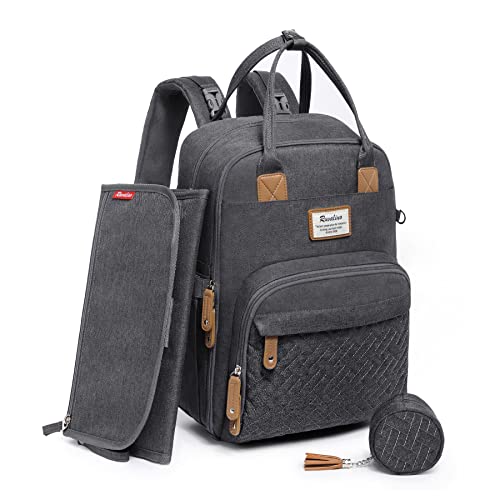 RUVALINO Diaper Bag Backpack - Neutral All-in-One