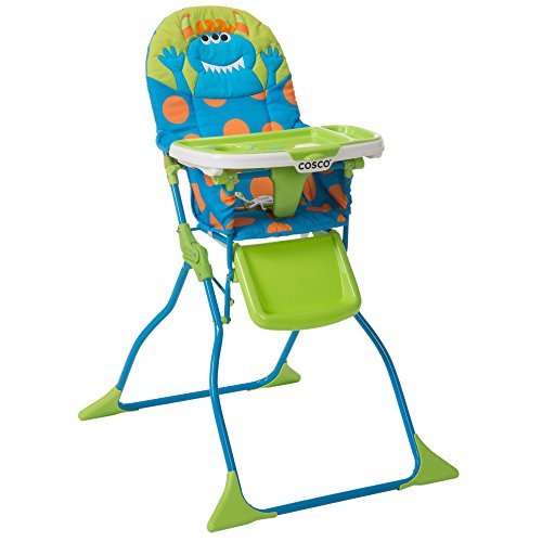 Cosco Deluxe High Chair with 3-Position Tray (Monster Syd)