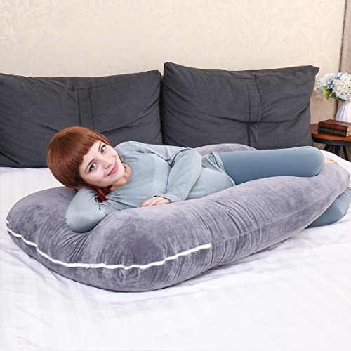 Comfortable U Shaped Pregnancy Pillow for Expectant Moms