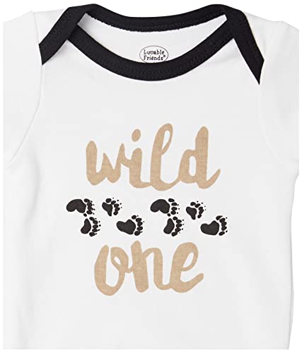 Unisex Happy Camper Cotton Bodysuits - 3-6 Months