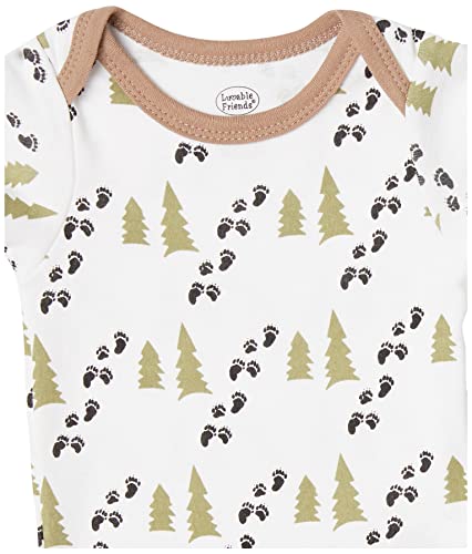 Unisex Happy Camper Cotton Bodysuits - 3-6 Months