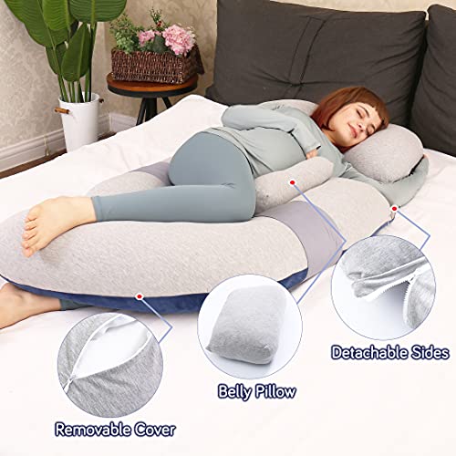 Pregnancy Pillow: U-Shaped Full Body Support for Maternity