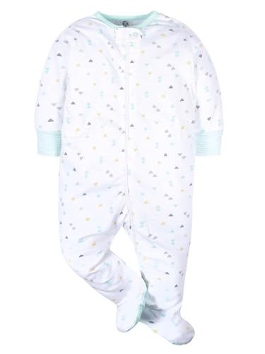 Gerber 4-Pack Unisex Baby Animal Footie Pajamas