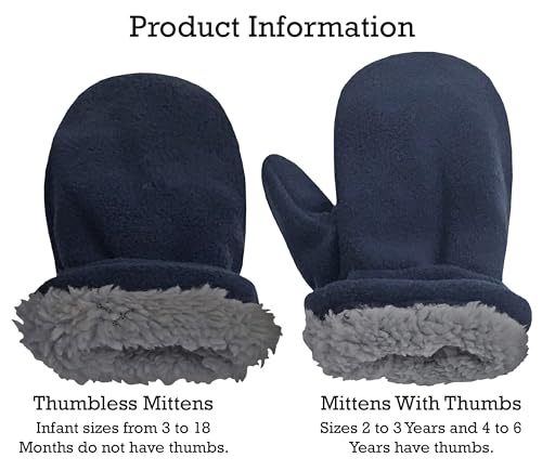 N'Ice Caps Warm Fleece Mittens for Infants