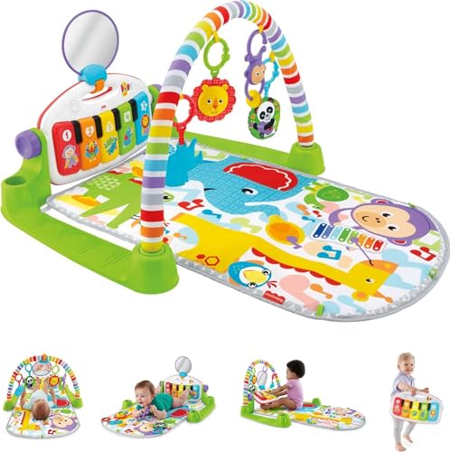 Fisher-Price Baby Playmat with Interactive Piano Gym