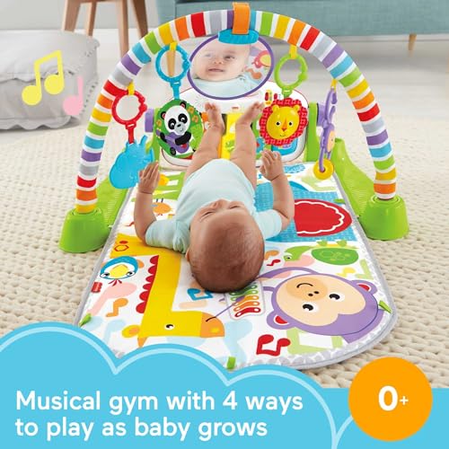 Fisher-Price Baby Playmat with Interactive Piano Gym