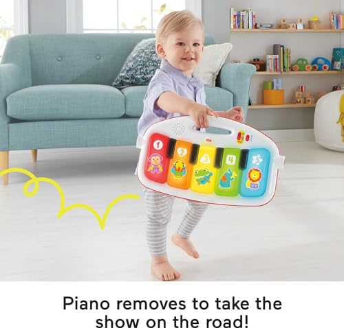 Fisher-Price Baby Playmat with Interactive Piano Gym