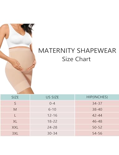 Maternity Shapewear Dress - Nude, Size M