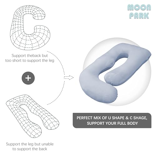 U-Shaped Pregnancy Pillow for Maternity Comfort