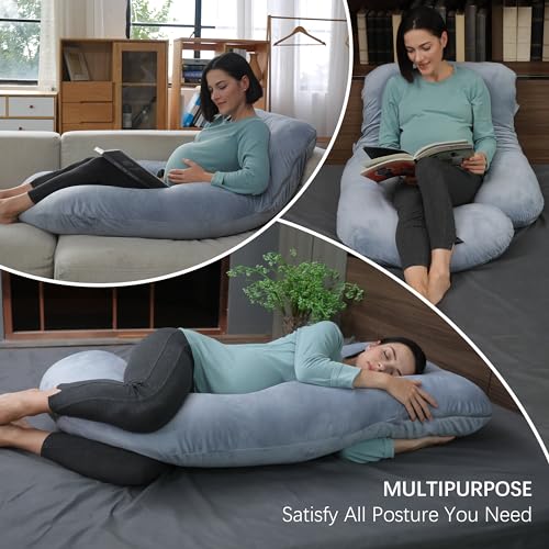 U-Shaped Pregnancy Pillow for Maternity Comfort
