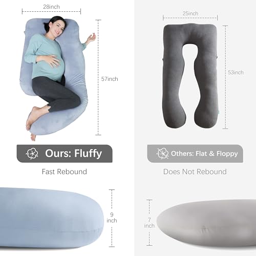 U-Shaped Pregnancy Pillow for Maternity Comfort