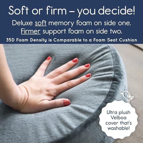 Hiccapop Memory Foam Pregnancy Support Wedge Pillow