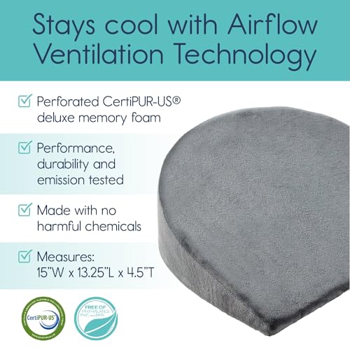 Hiccapop Memory Foam Pregnancy Support Wedge Pillow