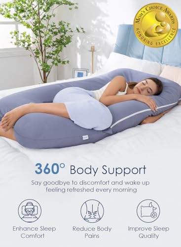 QUEEN ROSE U-Shaped Maternity Pillow for Sleep