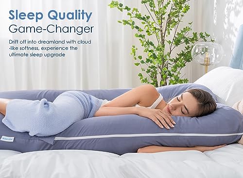 QUEEN ROSE U-Shaped Maternity Pillow for Sleep