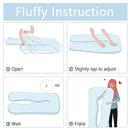 QUEEN ROSE U-Shaped Maternity Pillow for Sleep