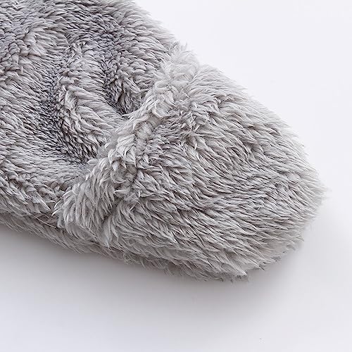 Gray Fluffy Romper for Newborn Boys 0-3 Months