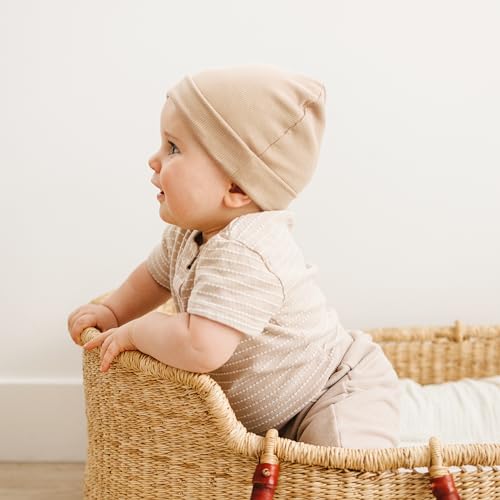 6 Pack Unisex Baby Beanie Hats - Warm Caps