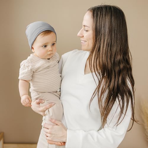 6 Pack Unisex Baby Beanie Hats - Warm Caps
