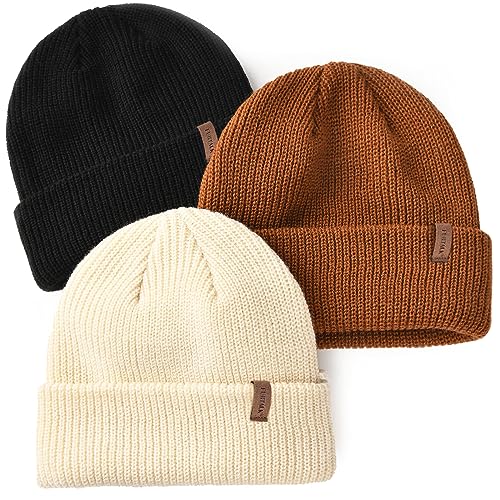FURTALK Toddler Winter Knit Beanie - Caramel