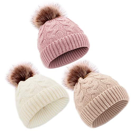 Cozy Knit Baby Beanie Hat Set for Toddlers